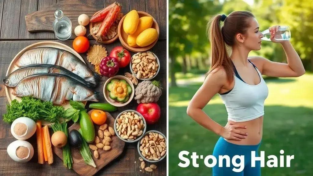 Alimentação e hábitos que influenciam a saúde capilar