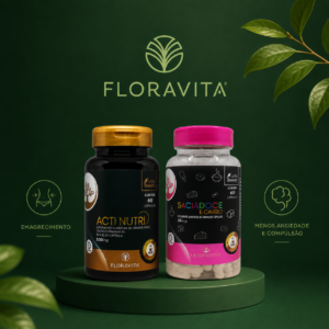 Combo Acti Nutri + Saciadoce-1 mês- Emagreça com disposição